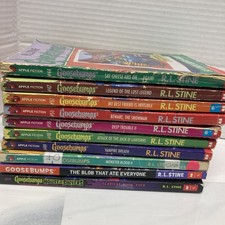 Lot of 10 Vintage R.L. Stine GOOSEBUMPS First Edition Paperback Books FAST SHIP picture