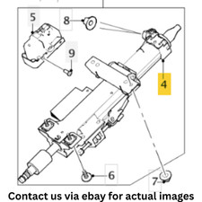 2018 Jaguar F?Pace Steering Column Used OEM T2H24868 picture
