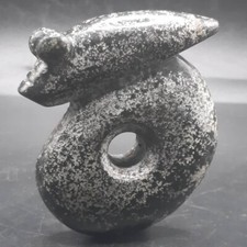 Unique Vintage Chiness Hard Stone Carving Wild Animal Figurine picture