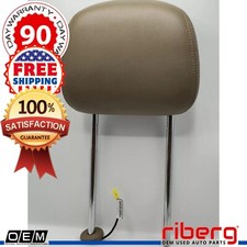 🔥OEM 11-16 TOWN COUNTRY Active Front Headrest TAN Brown Vinyl Leather Head Rest picture