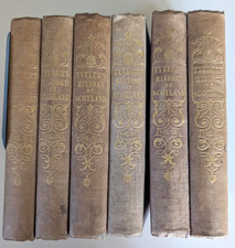 Patrick Fraser Tytler's History of Scotland 6 Volumes HC Early 1840's Tait, publ picture