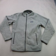 Patagonia Men's M Medium Better Sweater Full-Zip Fleece Jacket Grey Activewear picture