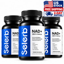 3 PACK Selerb Liposomal NAD+ Men 13 in 1 Nitric Oxide Prostate Health 180 Caps picture
