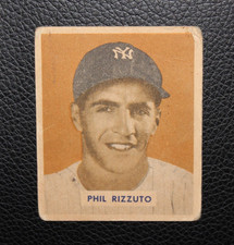 1949 Bowman #98 Phil Rizzuto Name on front Original Yankees Baseball Card RARE picture