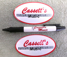 Cassell's Music Ink Pen and Logo Stickers from Obsession Movie Filming Location picture