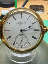 patek philippe  N. Matson & Co. Chicago Full Hunter Gold Filled Pocket Watch picture