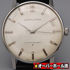 Excellent SEIKO Liner Wind Watch SD Dial Ultra Thin Vintage Timepiece picture