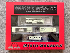 N Scale Micro-Trains Line Micro-Seasons Booville & Beyond RR Set 993 21 040  picture