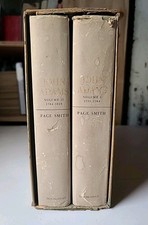 John Adams Vol I & II Page Smith 1962 First Edition Hardcover Set w/ Slipcase picture