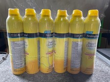 6 PACK Neutrogena Beach Defense Sunscreen Spray Lotion SPF 30 - 8.5 Oz Exp 9/27 picture