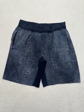 Lululemon T.H.E Shorts Men’s Blue Geometric Linerless  Athletic Size Large picture
