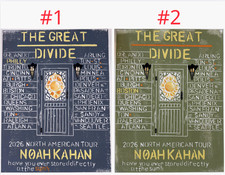 HOT Noah Kahan Poster The Great Divide 2026 Tour Blue Concert Merch picture