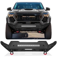 VIJAY Steel Front Bumper For 2024-2026 Toyota Tacoma with LED Lights and D-rings picture