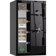 Large Fireproof Waterproof Safe 8.78 Cu Ft Digital Keypad Black TIGERKING New picture