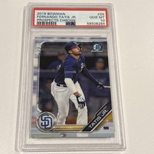 2019 Bowman Chrome Prospects Fernando Tatis Jr #BCP-25 PSA 10 Gem Mint RC Padres picture