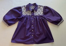 TCU Horned Frogs Tarleton Spirit Dress Embroidered Purple Game Day Top   XS EXC picture