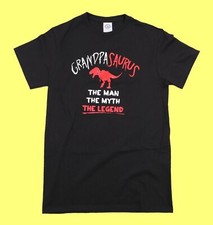 GRANDPA SAURUS THE MAN THE MYTH THE LEGEND Men's T-shirt Size: S picture