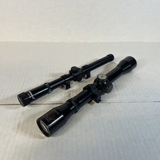 Vintage Tasco 4x32MM + 4x15 Japan Rifle Scope TESTED WORKING Black Opti-centered picture