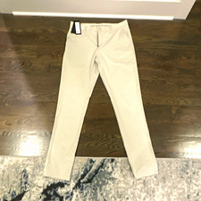 Rhone Commuter Collection Men's Slim Fit Beige Pants 31W Stretch Zipper Pkt picture