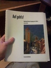 Auf Geht's Beginning German Language and Culture - Hardcover - GOOD picture