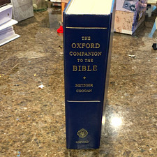 Oxford University Press The Oxford Companion to the Bible HC Metzger Coogan 1993 picture