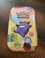 Pokémon Scarlet & Violet—151 Mini Tin Case 2023 Gengar & Poliwag(Tin only) picture