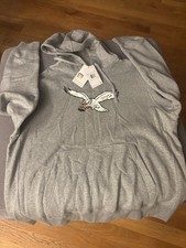 Nike Philadelphia Eagles Hoodie Sweater Gray, Size 2XL picture