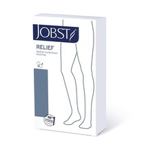 JOBST Relief 20-30 mmHg Compression Stockings, Thigh High Silicone Band, Open To picture