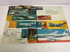 Vintage 1967 Pan Am 40th Anniversary Airline Brochure 1927 1967 Aviation picture