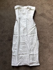 Reformation Women’s Marcella Linen Dress White Size 6 $248 picture