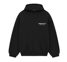 Fear of God  essential’s hoodie fw24 BLACK Authentic picture
