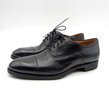 Magnanni Federico Cap Toe Oxford Shoes Lace-Up Men's Black Size US8.5 EU41.5 picture