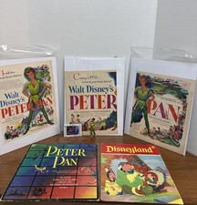 Vintage 1953 Disney Peter Pan Magazine Ad Large 21x13 Walt Disney Movie Ad Lot picture
