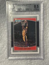 KOBE BRYANT 2002 BOWMAN SIGNATURE SE-KB GOLD PARALLEL  BGS 8.5 /249 picture