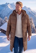 KingSize Men's Big & Tall Long Quilted Puffer Coat picture