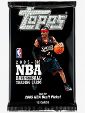 Topps 2005-06 NBA Basketball Trading Card Pack Sealed 12 Cards Draft Picks picture
