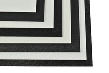 BuyPlastic Black ABS (Haircell Texture) Plastic Sheet  3/16