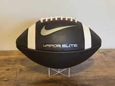 Nike Vapor Elite Football Leather Chrome Youth (12-14) Game Ball Prepped/Mudded picture