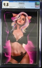 'Prizmatic #2 Keith Garvey Color Chase Purple Lenticular L/FN CGC9.8 picture
