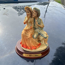 Vintage F.E.I. Collector's Edition , Multicolor on Oval Wood Base picture