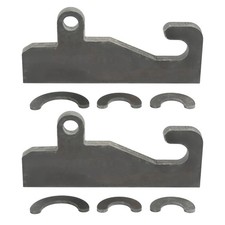 For JRB 416 Blank Quick Attach Mounts Wear Plates (Ears) for JRB Loader Top Hook picture
