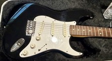 1987 Fender Stratocaster Black/White Made In USA Limited Rare W/original Case picture