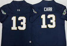  Man  CJ Carr Jersey  #13 Notre Dame Irish Jersey All  Stitched picture