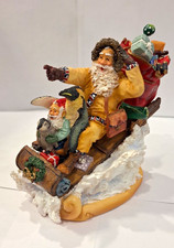 Vintage Maruri Frosty Penguins Figurine Santa World Travels 1998 Low Number 721 picture