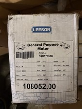 LEESON 3/4 HP 24V DC Motor C4D17FK8D 108052.00 picture