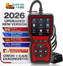 OBD2 Scanner Professional V519 - 2026 Upgraded OBDII + CAN Code Reader US picture