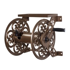 Liberty Garden 708 Steel Decorative Wall Mount Garden Hose Reel picture