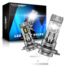 2x NOVSIGHT H7 LED Headlight Bulbs 70W 16000LM 6500K High Low Beam Super Bright picture
