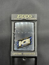 VINTAGE 1995 BUDWEISER ICE DRAFT BEER HIGH POLISH ZIPPO LIGHTER MIB RARE picture