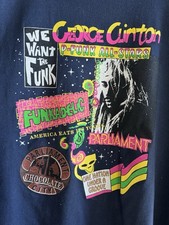 VTG Parliament Funkadelic George Clinton P-Funk T-shirt S to 5XL KN052 picture